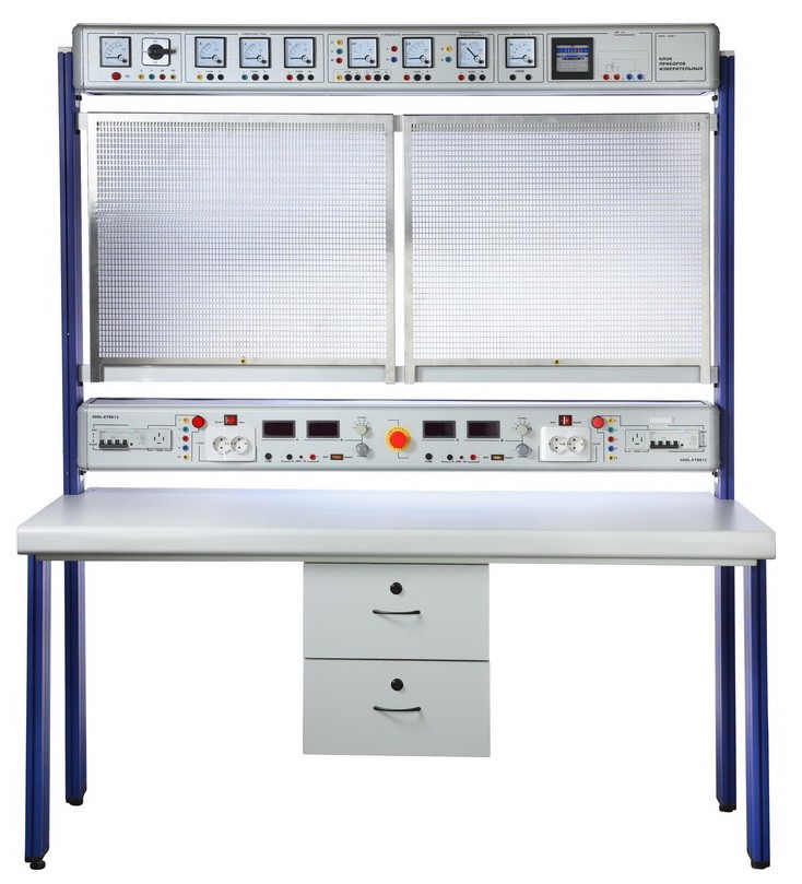 //cdn.labbox.ru/site-2375/product/12d730m-stend-dlya-podgotovki-ehlektromontazhnikov-i-ehlektr/IMG_9069.jpg 12D730M Стенд для подготовки электромонтажников и электромонтеров с измерительным блоком