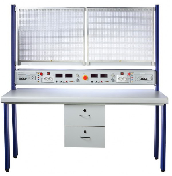 12D730 Стенд для подготовки электромонтажников и электромонтеров с низковольтным управлением