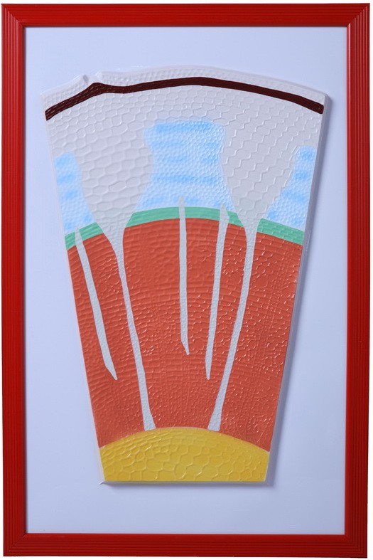 Клеточное строение стебля (барельефная модель)