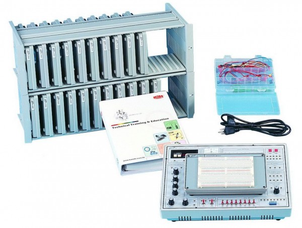 KL-210 Рабочее  место  студента для  сборки  электрических  и  силовых  цепей, аналоговых и  цифровых электронных схем