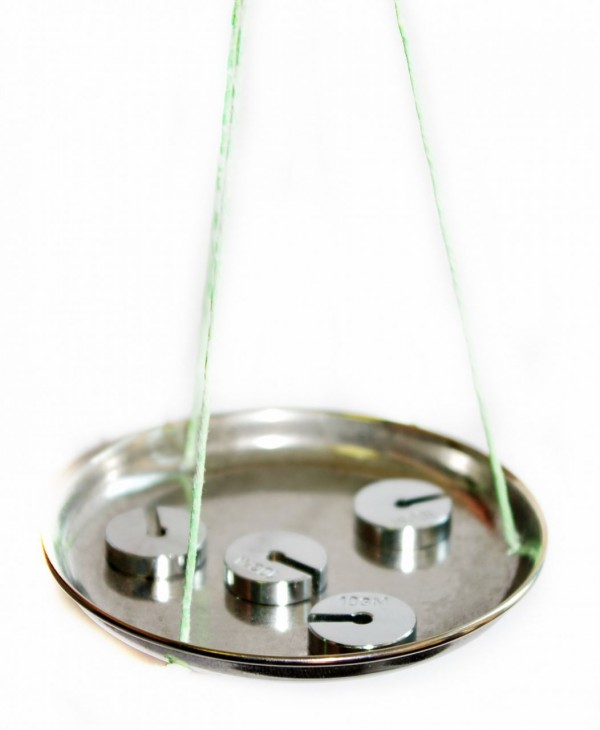 Подвес с тарелкой для грузов