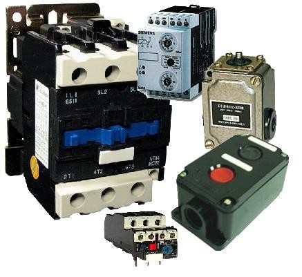 Комплект электроустановочных изделий для сборки схем управления электроприводом