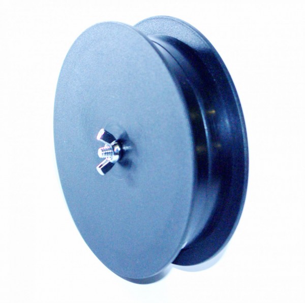 Прибор для демонстрации зависимости момента инерции от распределения масс