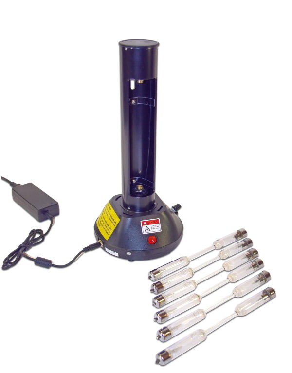 Набор из 6 спектральных трубок с источником питания